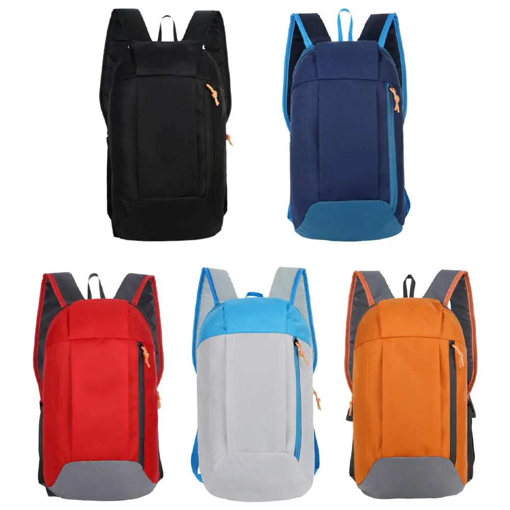 Outdoor Lightweight Small Sports Backpack Gym Bag Outdoor Fitness Riding Shoulder Bag Color Oxford Cloth Backpack Men Kids