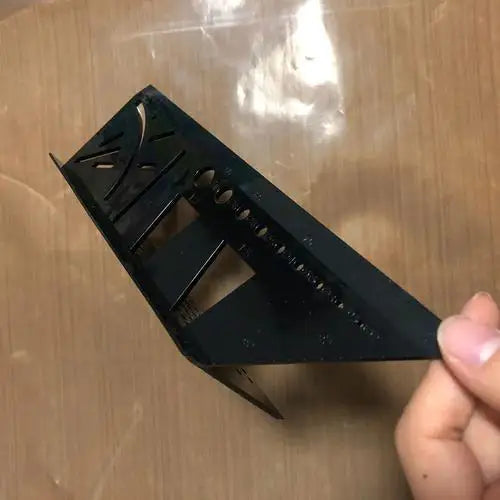 Woodworking Ruler 3d 45/90 Degree Carpenter's Layout Ruler Gauge Woodworking Ruler Carpenter's Layout Ruler Gauge