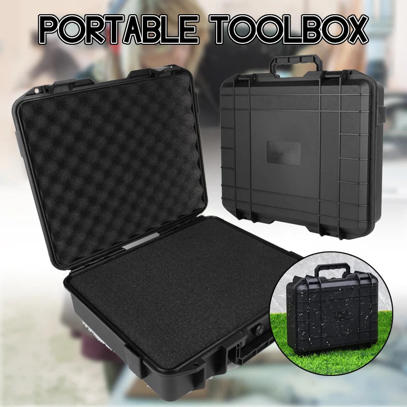 Instrument Case Tool Box Waterproof Hard Carry Case with Sponge Tool Storage Box Large Equipment Protective Toolbox Pelican Case