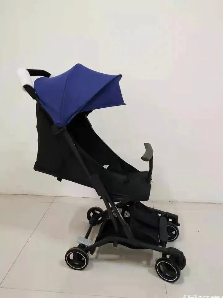 2025 New Simple Boarding Baby Stroller Four-wheel Shock Absorption Lightweight Ultra-small Foldable Baby Stroller
