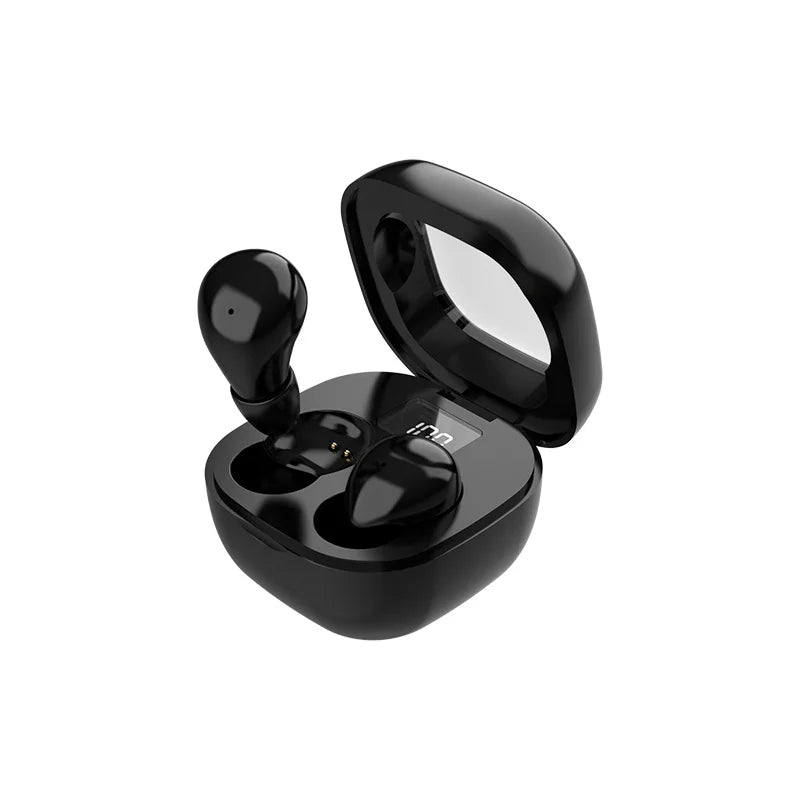 Mini TWS Wireless Bluetooth Headphones In-Ear Invisible Sleep Earbuds With Mic Noise Cancelling Earphones HiFi Music Headset