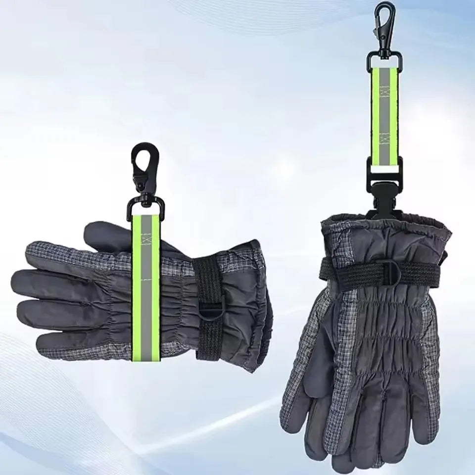 Portable Firefighter Safety Glove Strap Universal Hanger Guard Gloves Keeper Gloves Clamps Multifunction Durable Mitten Clips
