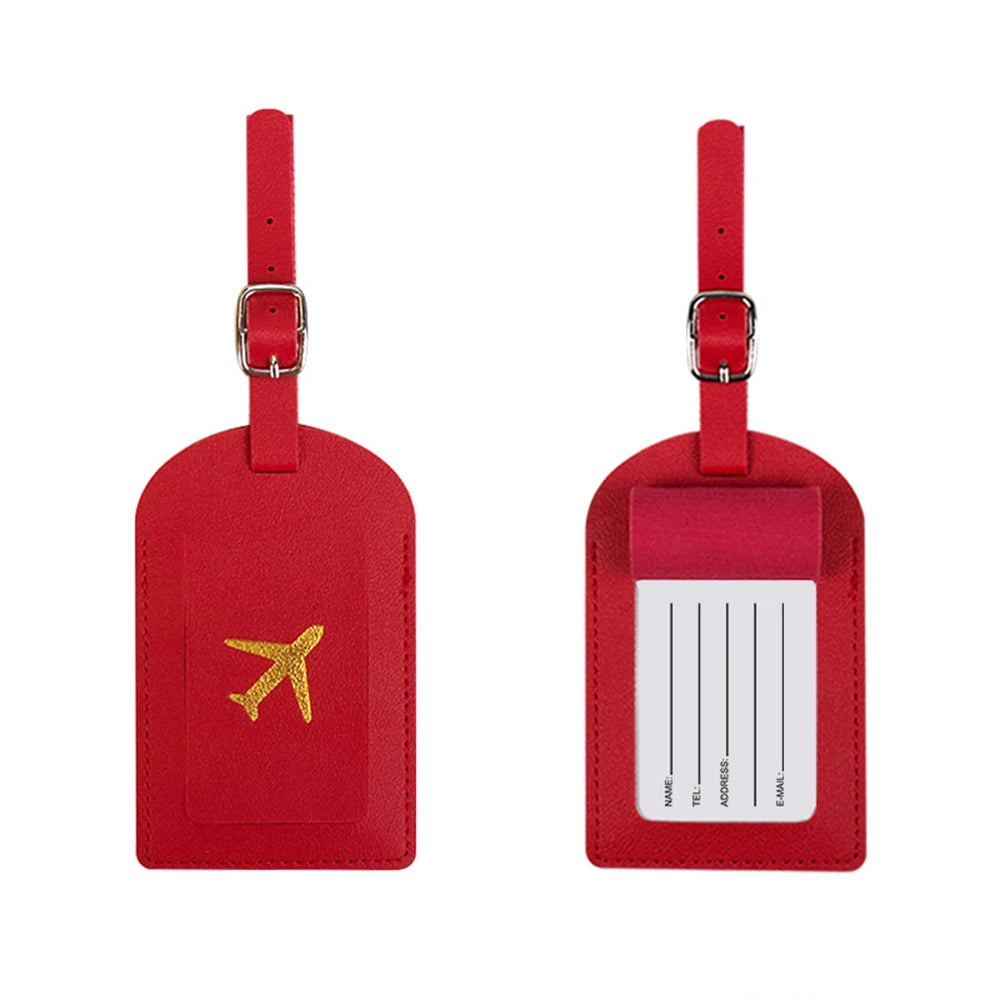 Personalized Name Luggage Tag Custom Letters DIY Gift Airplane ID Address Label Holder Women Men Suitcase Travel Accessories