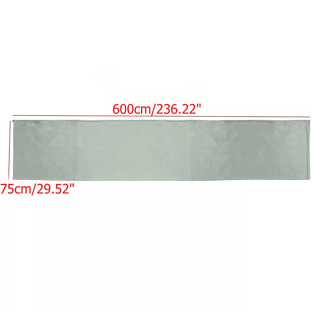 6 Size RV Caravan Awning Draught Skirt Set 7m Length X 50cm Deep Motorhome Draft Campervan Replacement Accessories