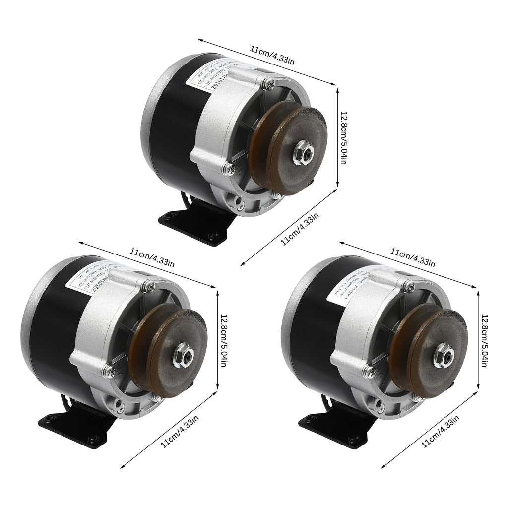 12/24/36v Powerful Electric Motor with Belt Pulley Kit Low Speed High Torque Electric Motor for Various Industrial Uses