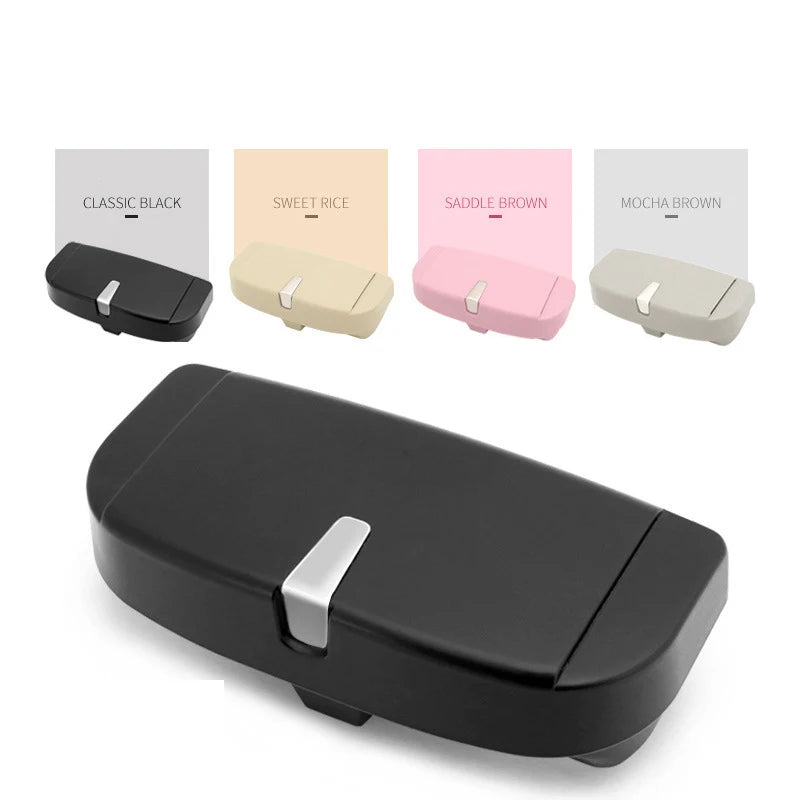 Universal Car Glasses Box Storage Holder Sunglasses Case Mount Auto Interior Accessories Visor Clip for BMW VW Mercedes Benz