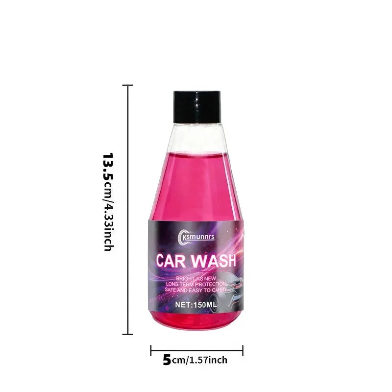 150ml High Foam Car Wash Shampoo, Ceramic Coating Safe Car Cleaner, Deep Cleaning Formula, Paint Protection and Gloss Enhancemen