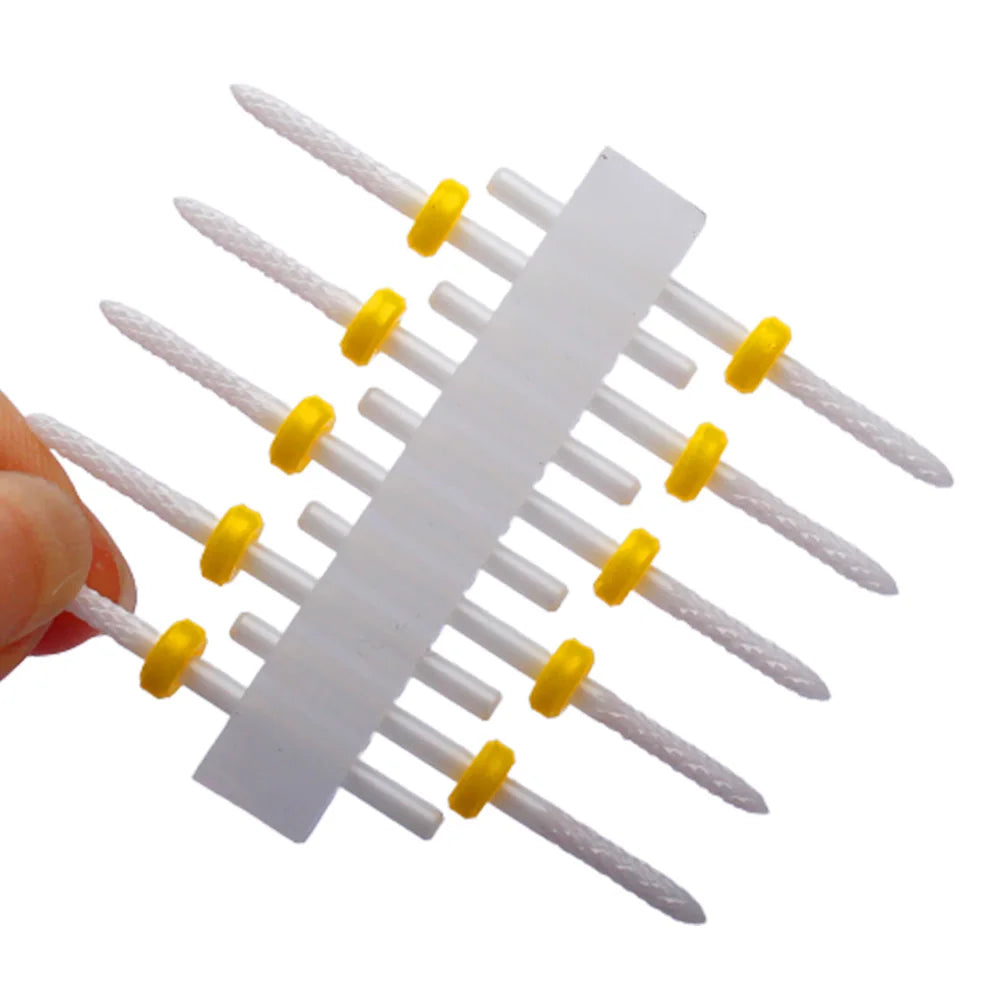 10pc Carbide Manicure Drills Nail Drill Bits Set Milling Cutters Kits Gel Polish Remover Files Electric Burr Tools Accesstries