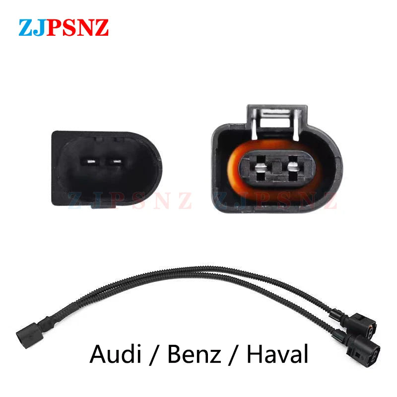  Car Snail Horn 1-in-2-out Non-Destructive Plug Wiring Harness Horn Plug Speaker Adapter Pigtail Socket 2Special Line Beam Horn