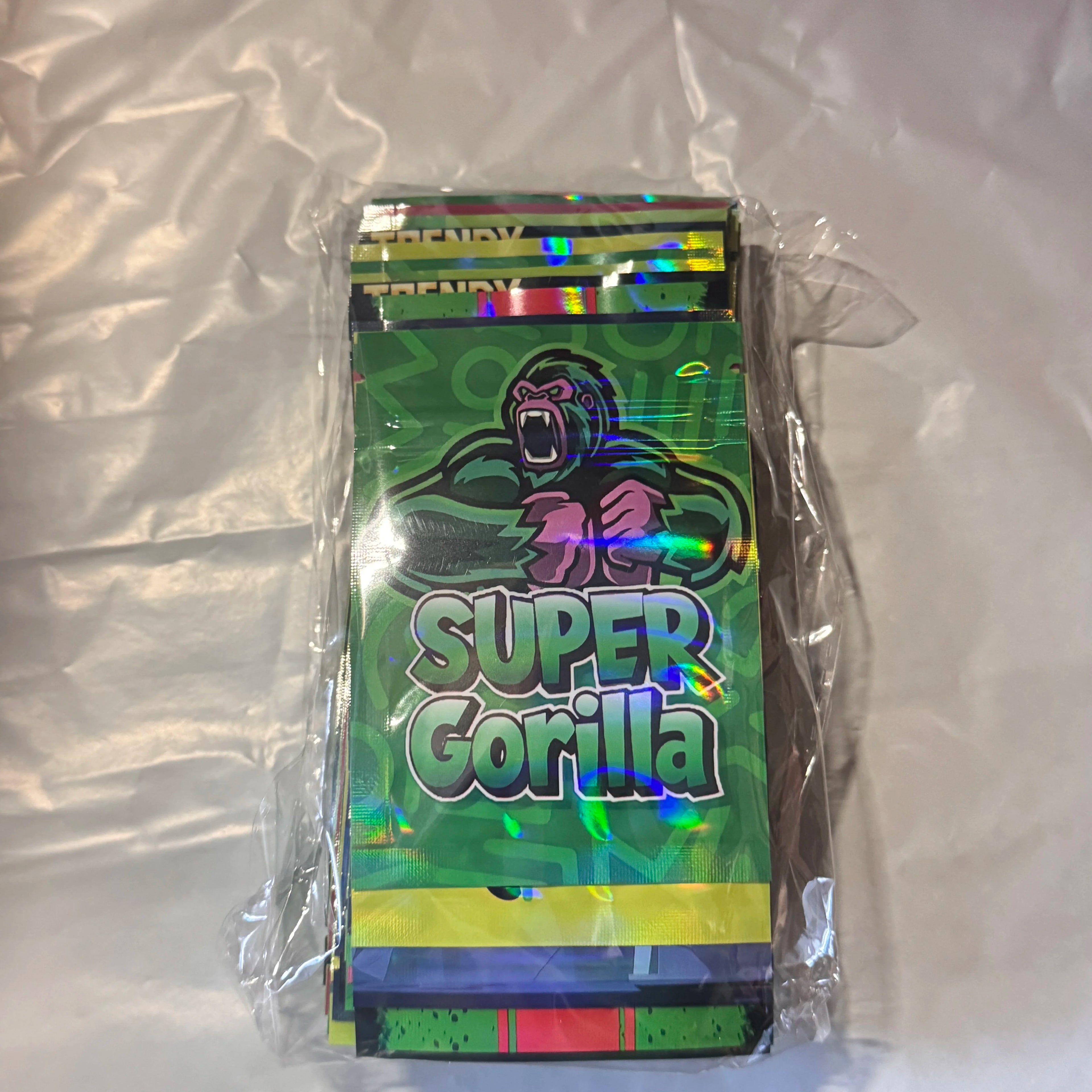 100Pcs 2.76*3.54inch New Pattern Resealable Zip Lock Mini Mylar Bag Candy Gummies Packaging Pouch Smell Proof Zipper Pouches