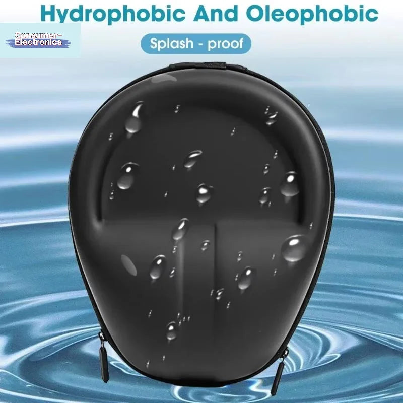 【1PC High-capacity Headset Headphone Case Travel Earphones Shockproof Storage Box EVA Headphone Universal Protective Bag】