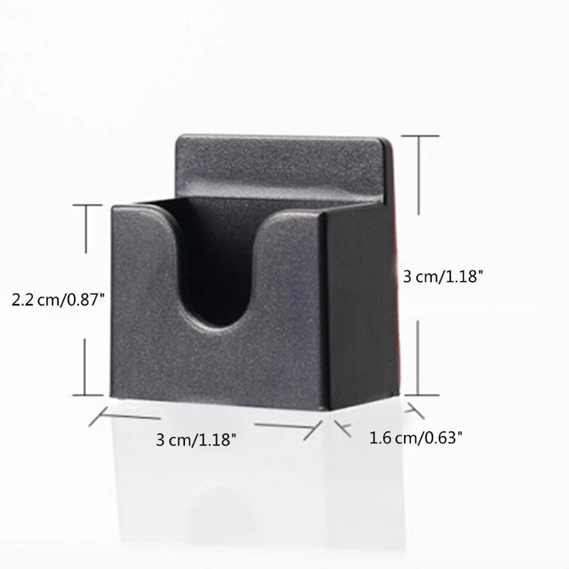 Reliable Car Mount Adhesive Back Rack Convenient Access Walkies Talkies Hold ABS for Driver & Enhances Communication