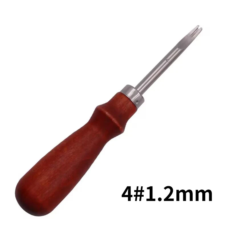 Leather Knife Edge Beveler Sharp Cutting Tool V-shaped Blade Leather Trimming Chipper Handmade DIY Leather Shoveling Tools
