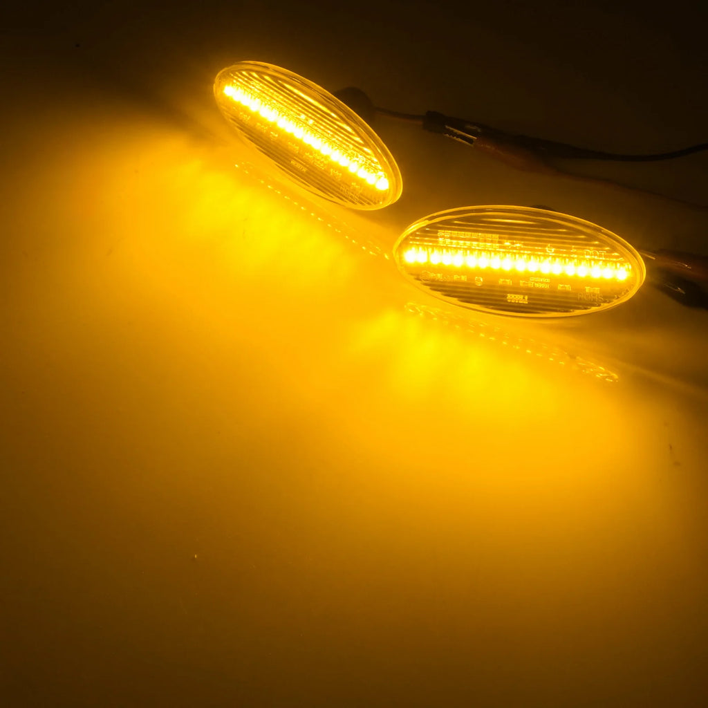 For 10+ Renault Master III Nissan NV400 Opel Movano B MK2 Amber LED Side Indicator Turn Signal Repeater Light