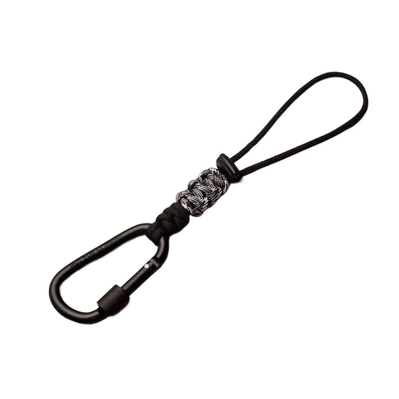 Outdoor Umbrella Cord Water Bottle Hanger Buckle Woven Water Bottle Hanger Lanyard Outdloor Hiking Camping Backpack Hook Clip