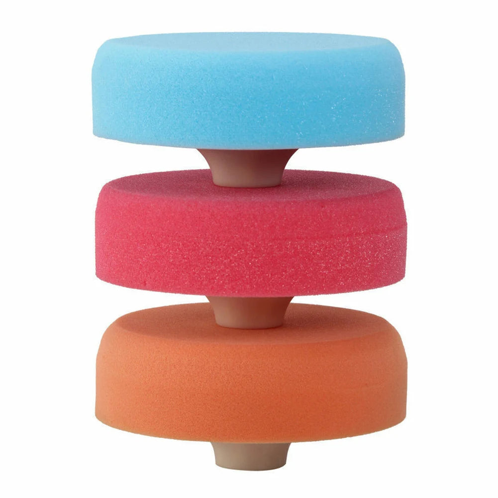 3pcs M14 150mm Car Polishing Heads Mop Pads Sponge Soft Foam Buffing Car Cleaning And Maintenance Products New