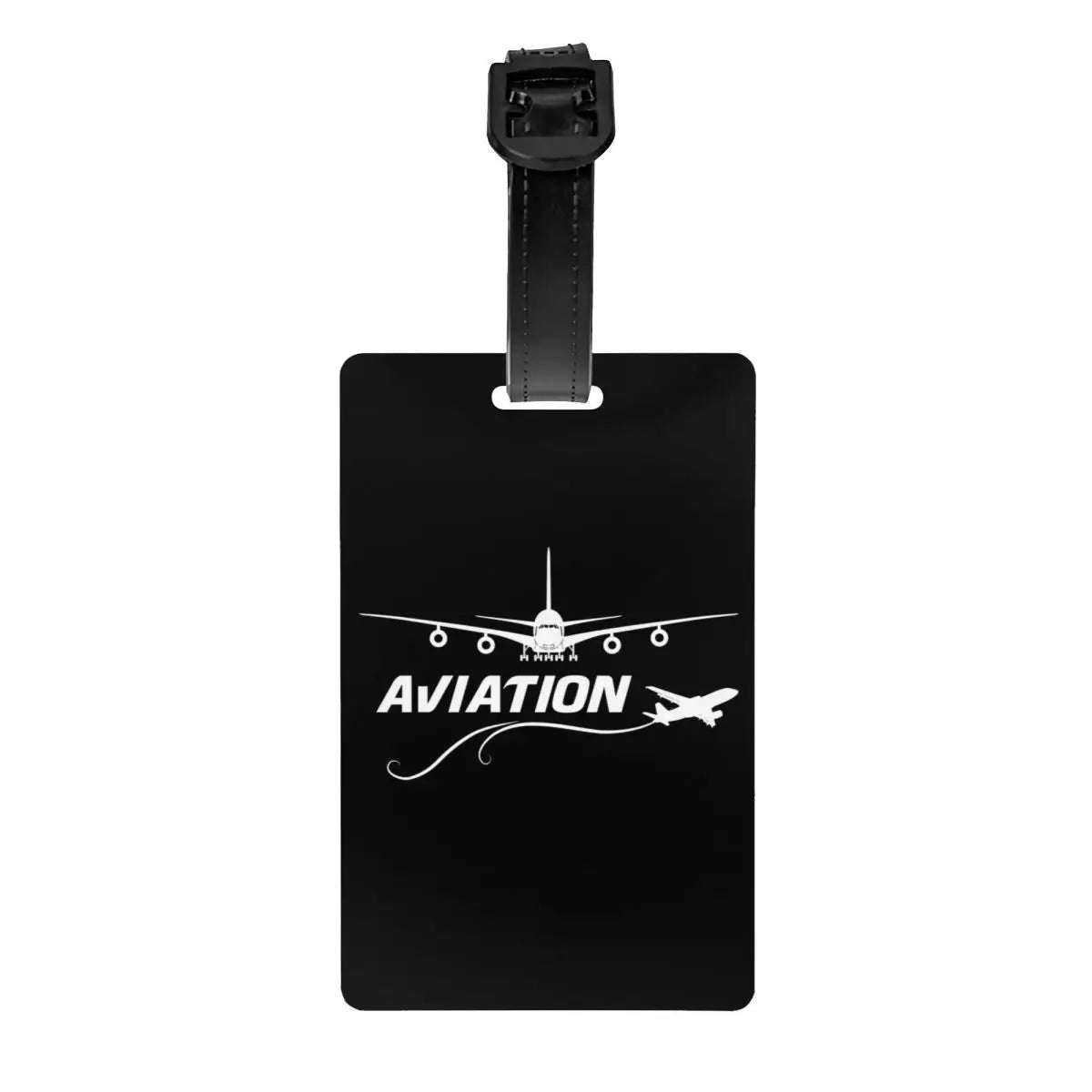Custom Boeing 777X Captain Stripes Luggage Tags for Suitcases Aviation Aviator Flight Pilot Baggage Tags Privacy Cover ID Label