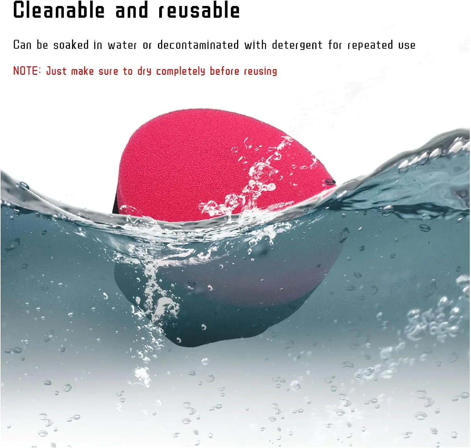 2 Pieces Tire Dressing Applicator Washable 4 Inch Car Detailing Foam Sponge Flat /Wave for No Mess Tire Detailing Supplies