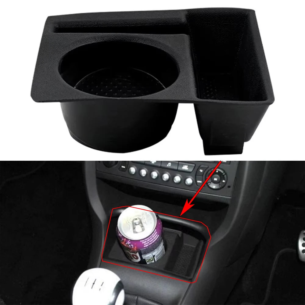 Fit For Citroen C3 / DS3 2009+ Car Cup Can Holder Water Cup Tray Replacement Front Central Cup Can Holder Ashtray 9425E4 Black