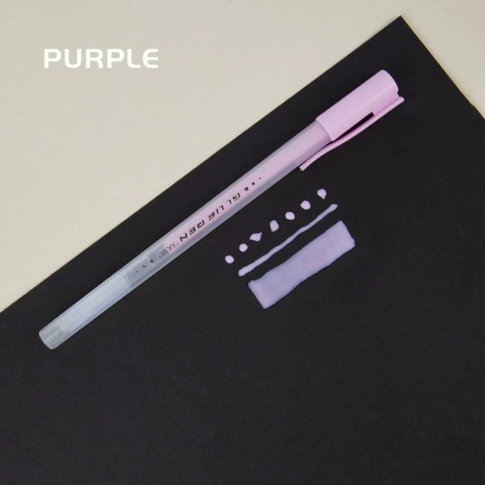 Macaron Color Suction Card Packing Glue Pens DIY Handmade Dot Glue Portable Quick-drying Glue School & Office Stationery
