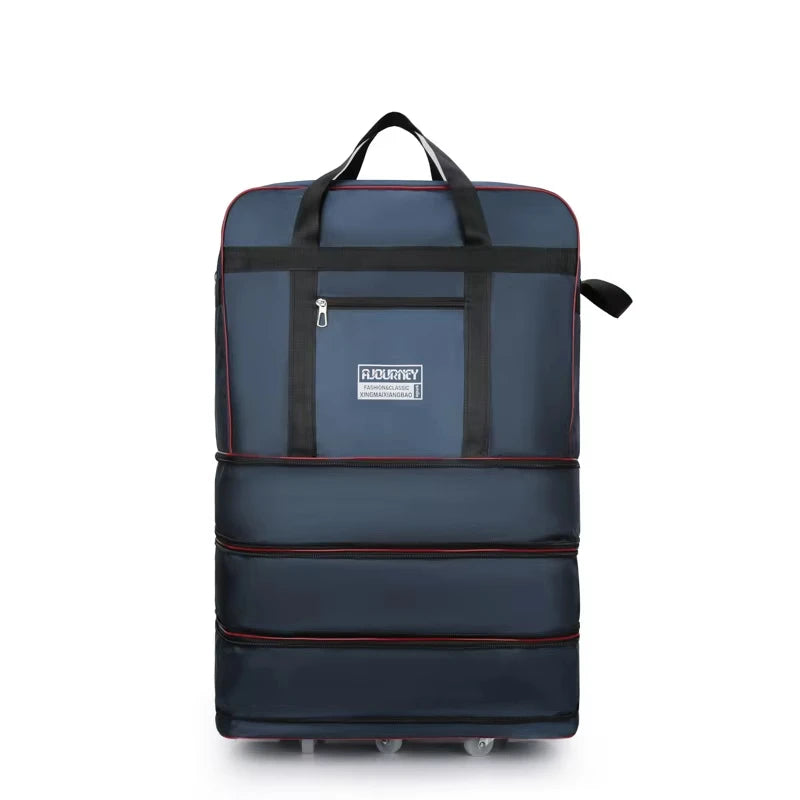 Foldable Unisex Universal Wheeled Travel Bag Expandable Large Capacity Luggage Bags with Wheels Carry On Trolley Carrier