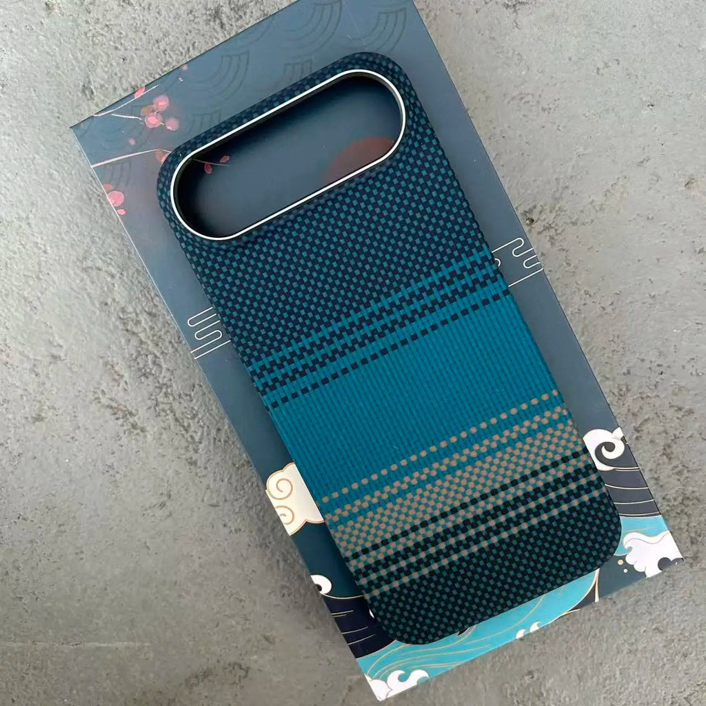For IPhone Air 17 Air Ultra Slim Lightweight Aramid Carbon Fiber Case Strong Magnetic MagSafe Case Aramid Fiber Cover