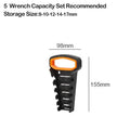 Plastic Wrench Organizer Tray Sockets Storage Tools Rack Sorter Standard Spanner Holders Wrench Holder Storage Organizer