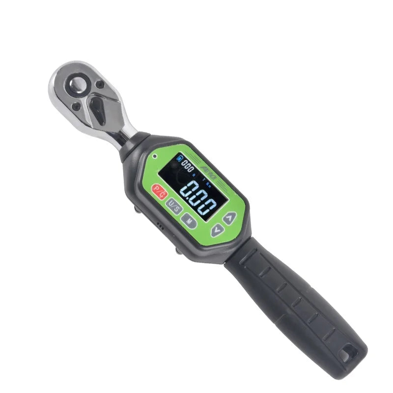 AWM 1/4,3/8,1/2 Screen Display And Regular Display  Portable Preset Wrench Bidirectional Ratchet Head Mini Digital Torque Wrench