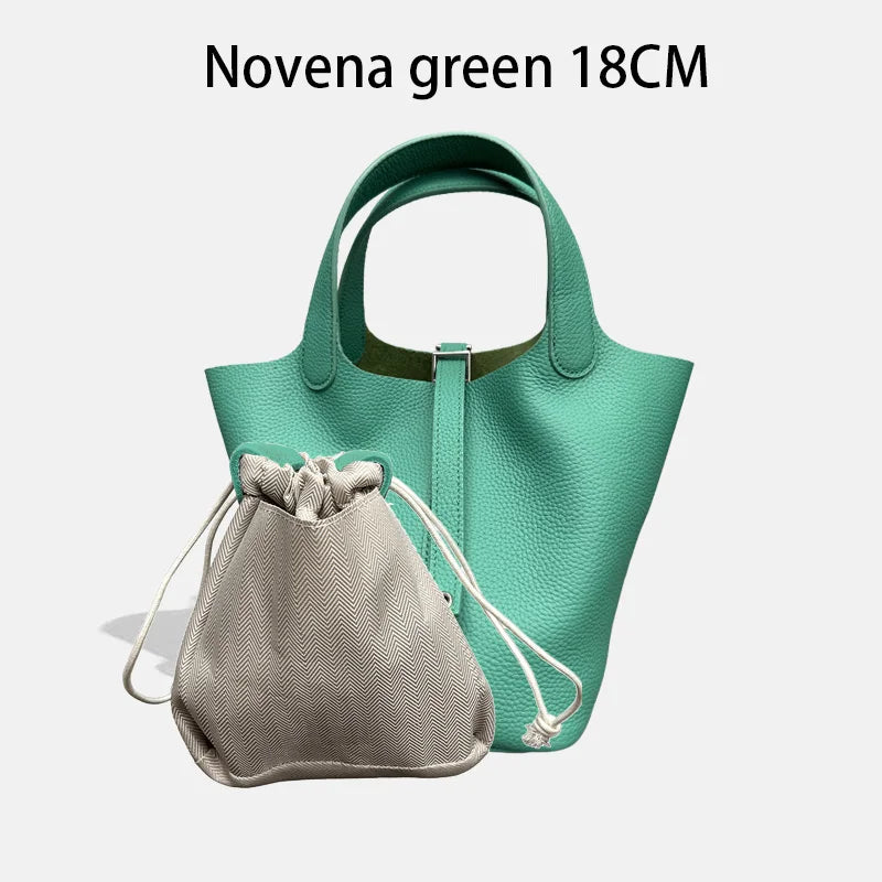 MENDY Women Bags Handbags Bucket Bag 18/22 Big Small Fashion Tote Bag Genuine Leather Luxury Quality Designers Lady Hand Bags