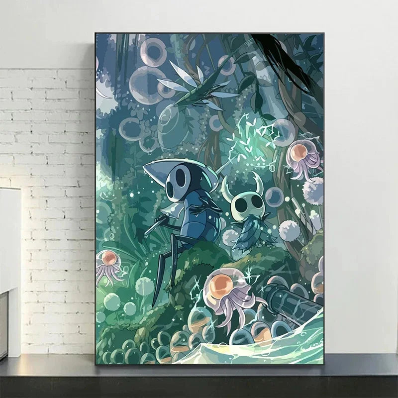 Hot Popular Video Game Hollow Knight Posters and Prints Canvas Printing Modern Wall Art Picture for Living Room Home Decoration