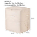 Large Compression Bag Quilt Clothes Closet Cabinet Organizer Storagepouch Ultra Space Saving Self Compression Organizer