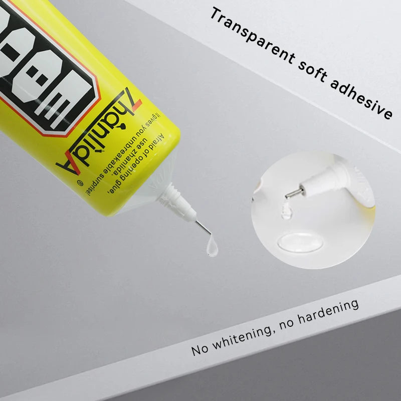 Zhanlida E8000 Glue Mobile Phone Touch Screen Repair of Warped Screen Frame Sealant Repair Household DIY Universal Glue