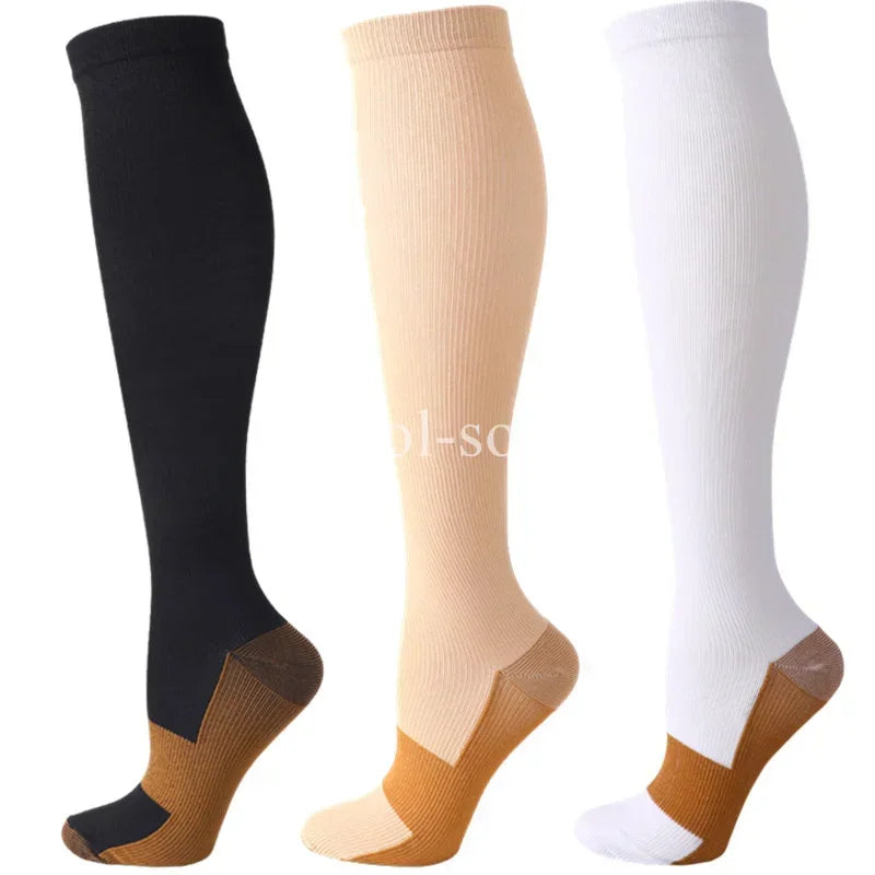 Compression Socks Running Football Sports Medical Nursing Socks for Flight Travel Pregnancy Edema Diabetes Varicose Veins Socks