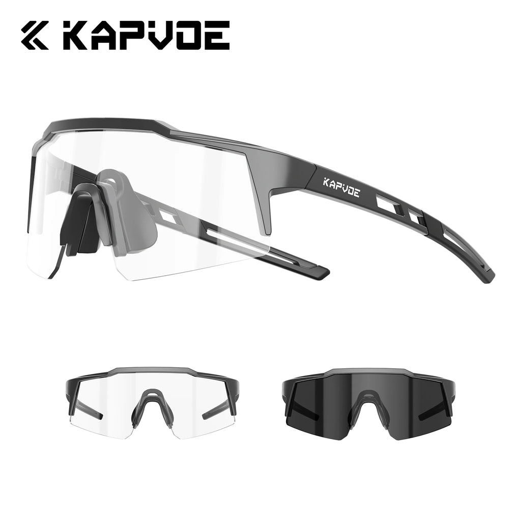 Kapvoe Kids Hiking Eyewear Cycling Sunglasses Aged 8-15 Baseball Running Children Glasses UV400 Sports Riding Bicycle Glasses