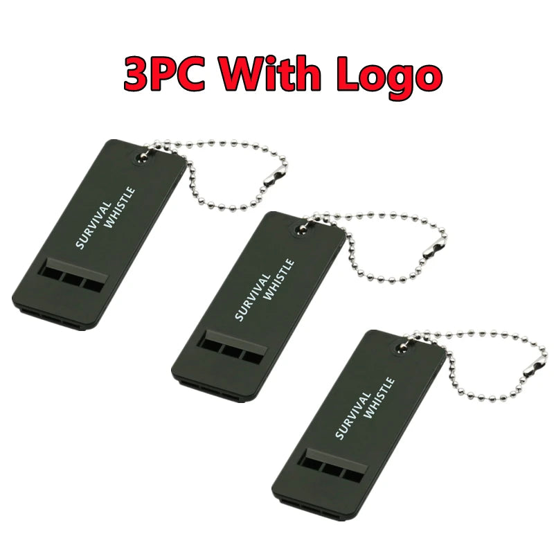 10/5/3/1PC 3-Frequency Whistle High Decibel Survival Portable Outdoor Multiple Audio Whistle Camping Emergency Hiking EDC Tools