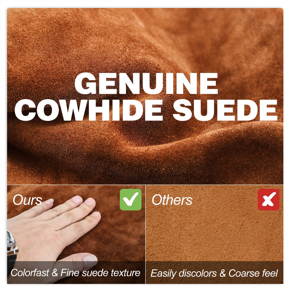 CONTACT'S Genuine Suede Leather Shoulder Bag for Women Real Suede Tote Bag Handbag Crossbody Bag Office Ladies Doctor Bag Female