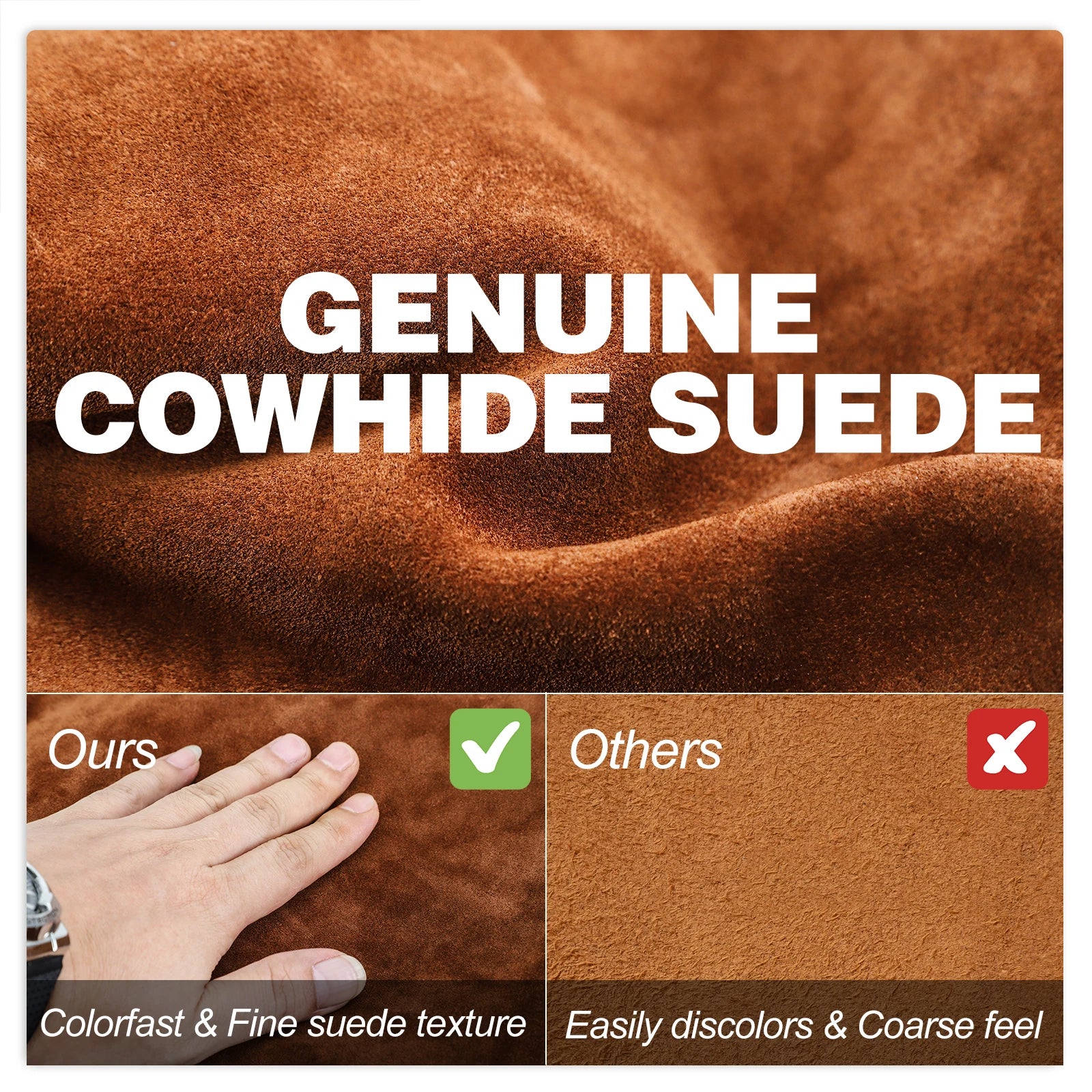 CONTACT'S Genuine Suede Leather Shoulder Bag for Women Real Suede Tote Bag Handbag Crossbody Bag Office Ladies Doctor Bag Female