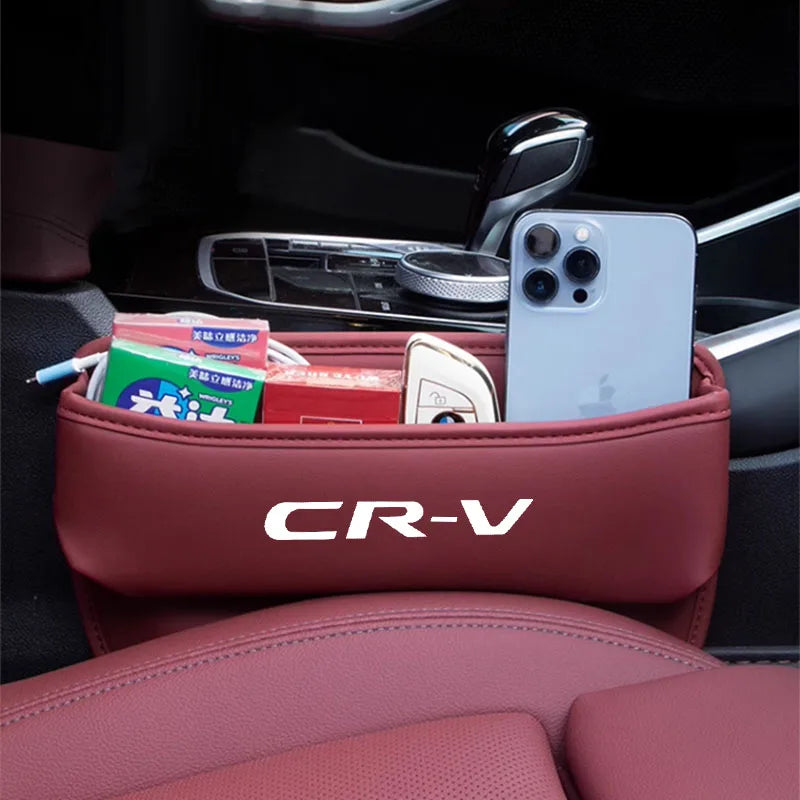 Car Seat Crevice Storage Box Seat Gap Slit Pocket Catcher Organizer For Honda CRV CR-V 2018 2015 2016 2017 2019 2020