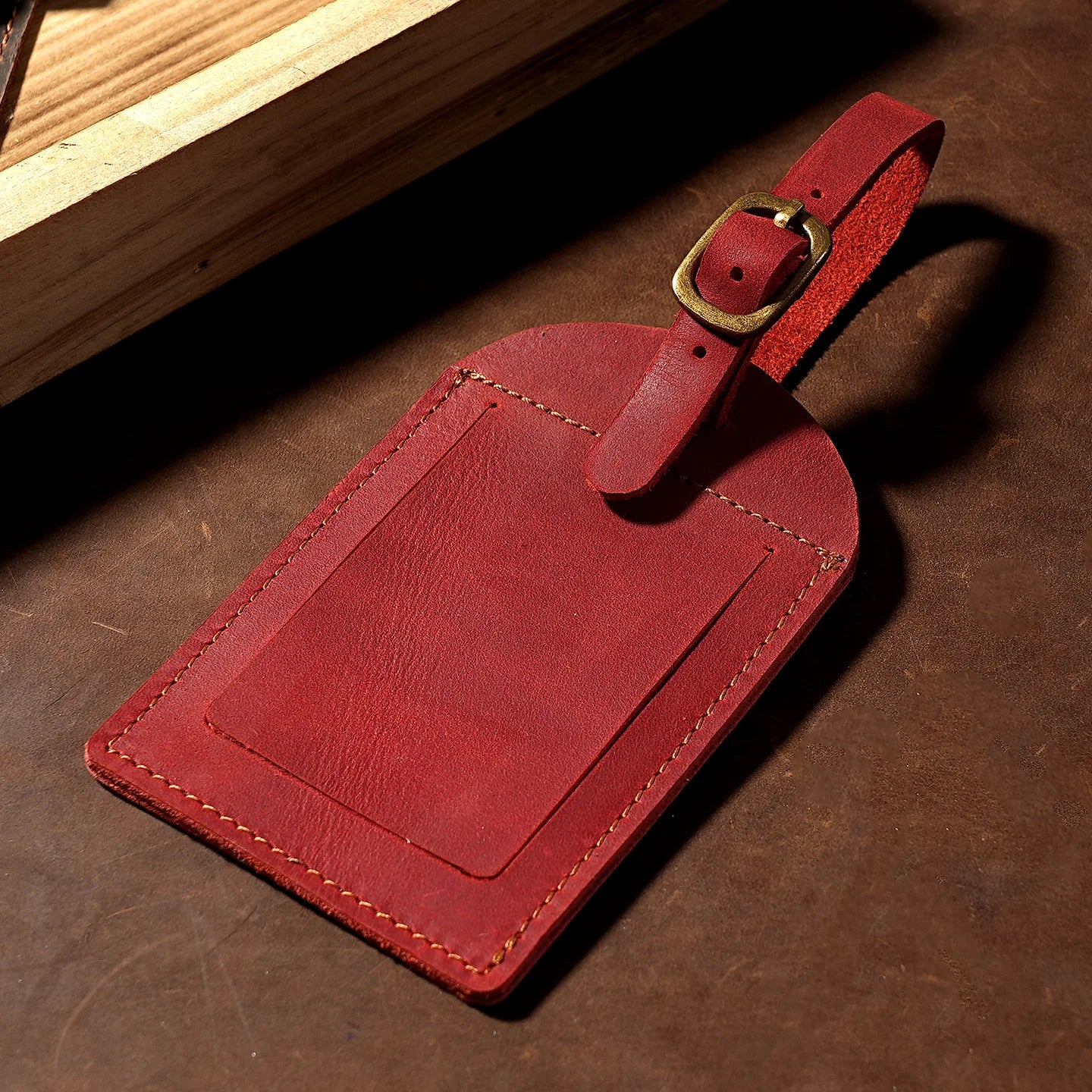 1PC Genuine Leather Luggage Tag Women Men Travel Accessories Suitcase Tags Name ID Address Lable Bag Tags for Luggage