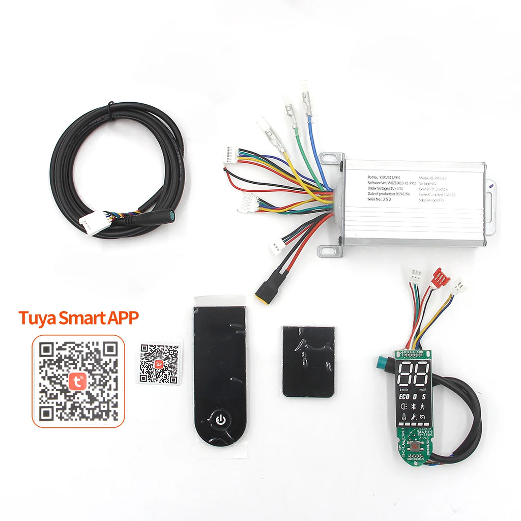 350W 36V 15A 8.5 inch Scooter Controller Motherboard Bluetooth with Tuya Smart for FOSTON X-Play DIGMA Scooter Max Speed 30 Km/h