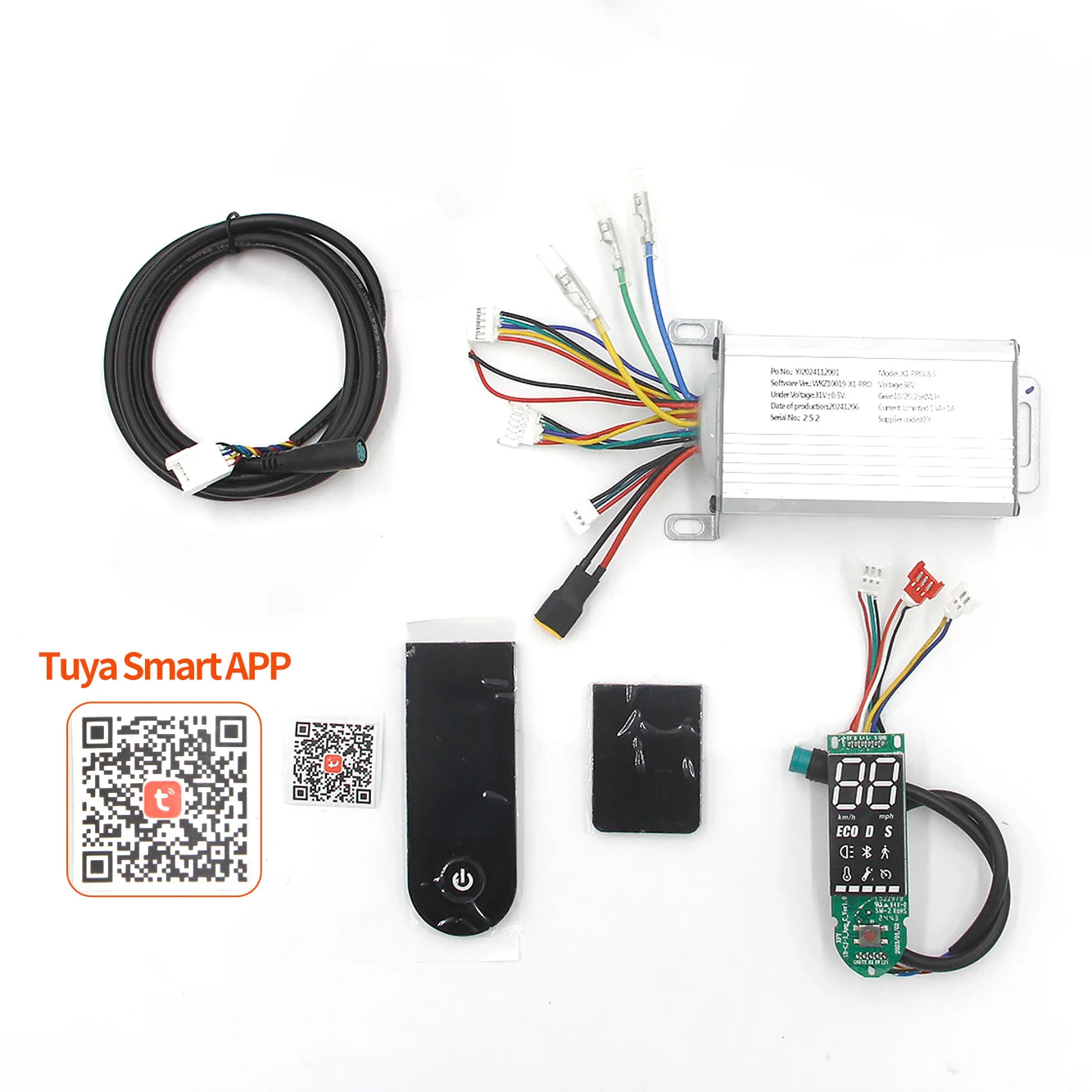 350W 36V 15A 8.5 inch Scooter Controller Motherboard Bluetooth with Tuya Smart for FOSTON X-Play DIGMA Scooter Max Speed 30 Km/h