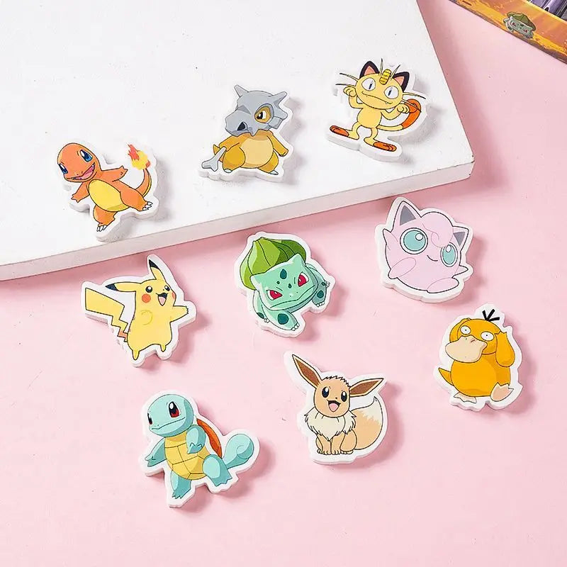 New Pokémon hot-stamped individually packaged erasers, fun erasers, clean, small gifts for giving