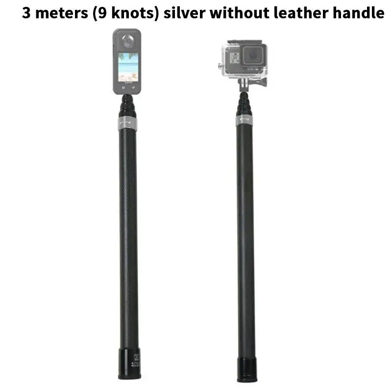 Carbon Fiber Selfie Stick Camera Extension Ultra Long Invisible Extension Stick Selfie Stick