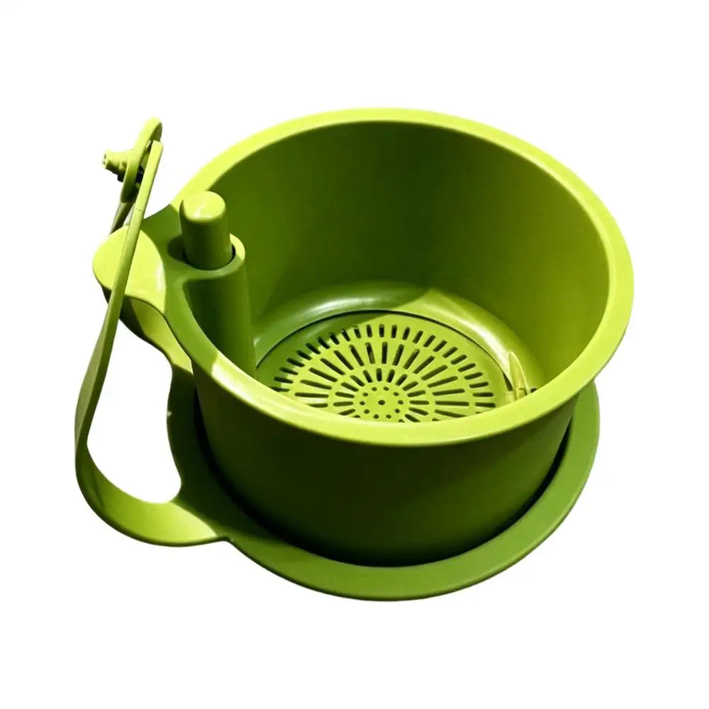 Food Strainer for Sink Adjustable Garbage Colander with Push-to-pour Design Kitchen Food Waste Catcher for Pasta Soup Stain Hair