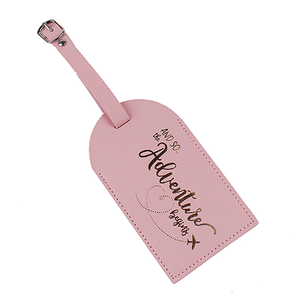 1PC Women Men PU Leather Luggage Tag Suitcase Label Baggage Boarding Bag Tag Name ID Address Holder Travel Accessories