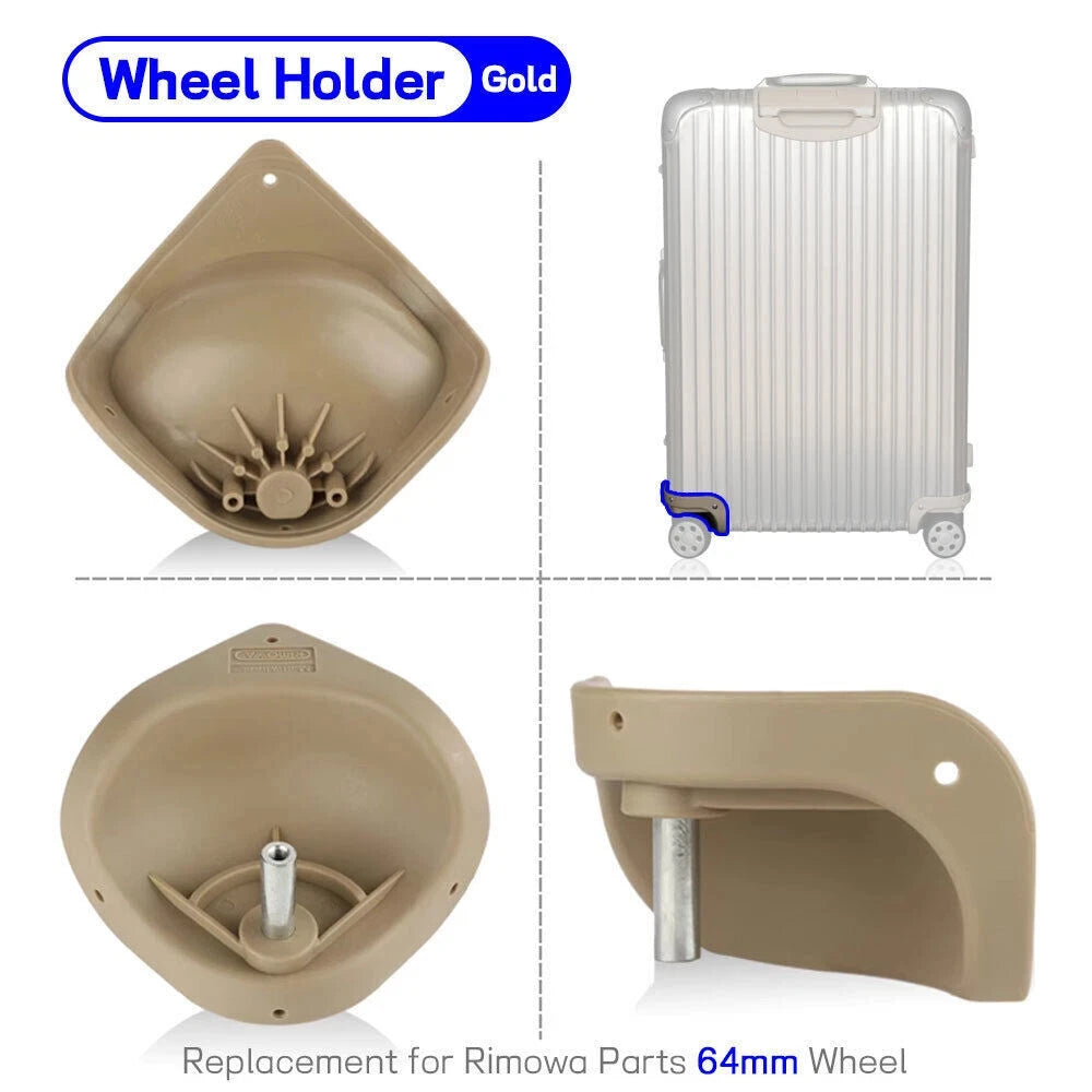 Suitcase Base Replacement for Rimowa Wheels Fixed Bace Repair Luggage Accessories Wheel Arch Travel Organizer