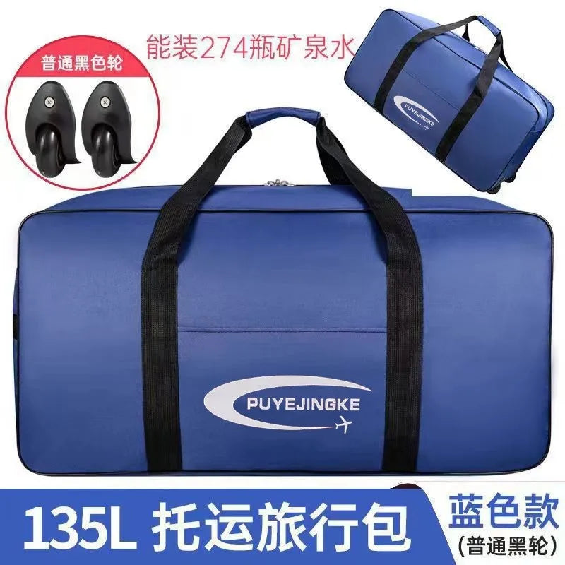 Cheap Air Travel Large Capacity Backpack Luggage Bag with Wheels Moving Packing Bag for Work Travel Bag Leisure Scene