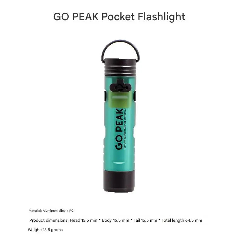 GOPEAK 5050 Small Light Outdoor Key Clip Cap Ambient Led Long Endurance Disaster Relief Emergency Pocket Mini Flashlight