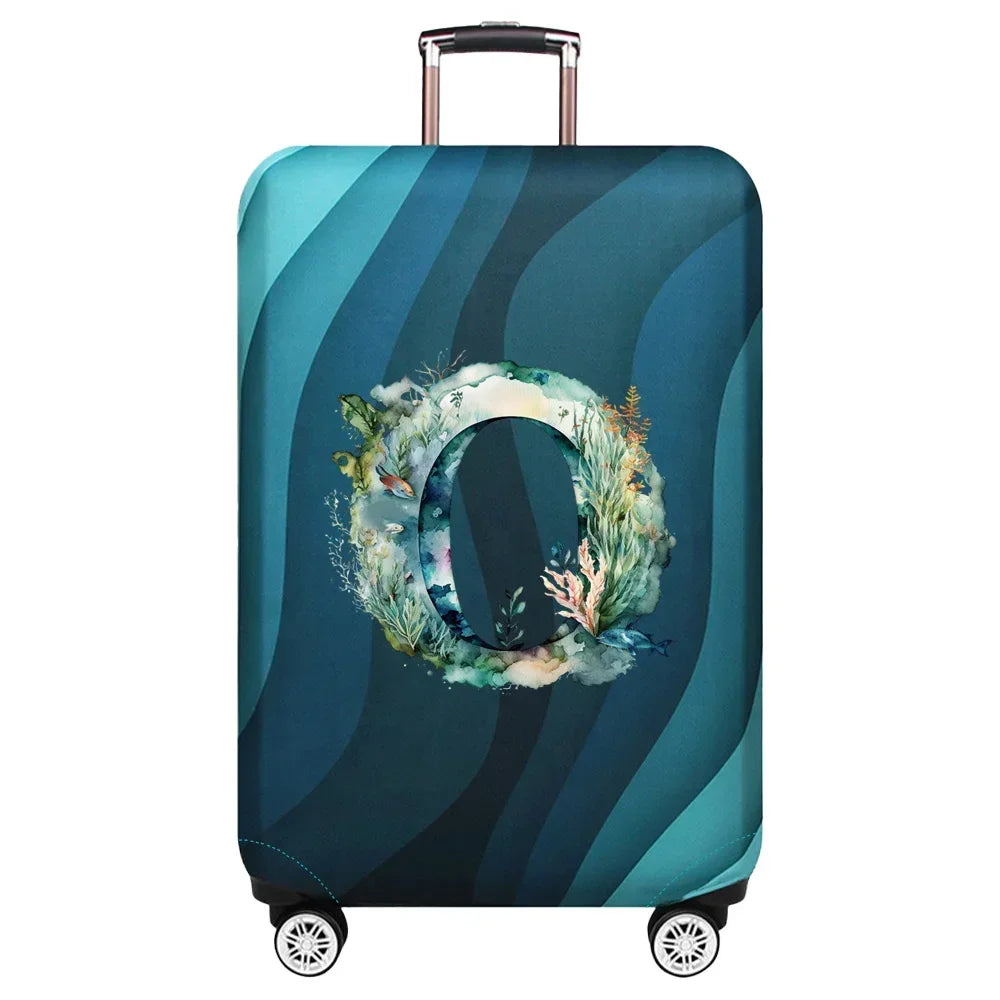 Elastic Fish Letter Series Luggage Protective Cover Suitable for 18-32 Inch Bag Suitcase Covers Trolley Cover Travel Accessories