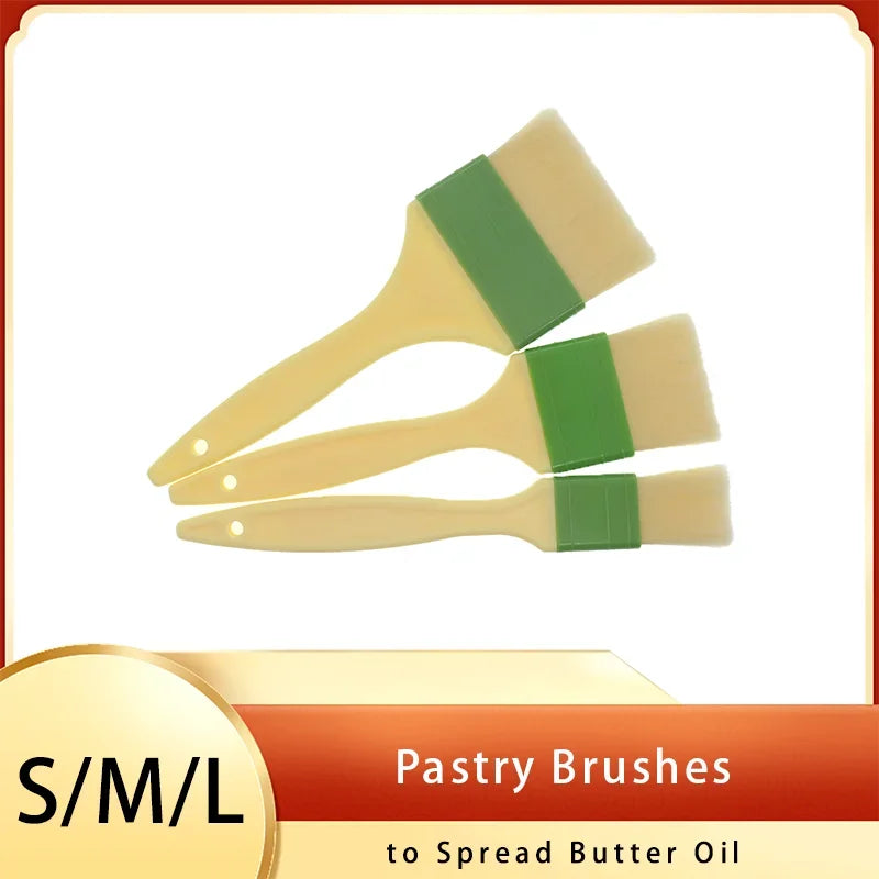 Pastry Brushes Basting Oil Brush to Spread Butter Oil or Egg Wash On Bread and Pastries or To Apply Sauces When Grilling
